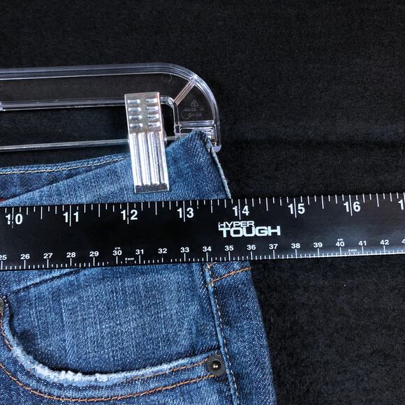 Citizens Of Humanity Women Jeans Blue Bridgitte 014 Low Rise Straight Stretch 24 - Picture 8 of 13